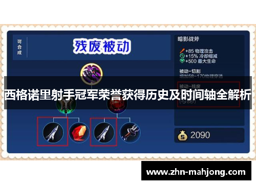 西格诺里射手冠军荣誉获得历史及时间轴全解析